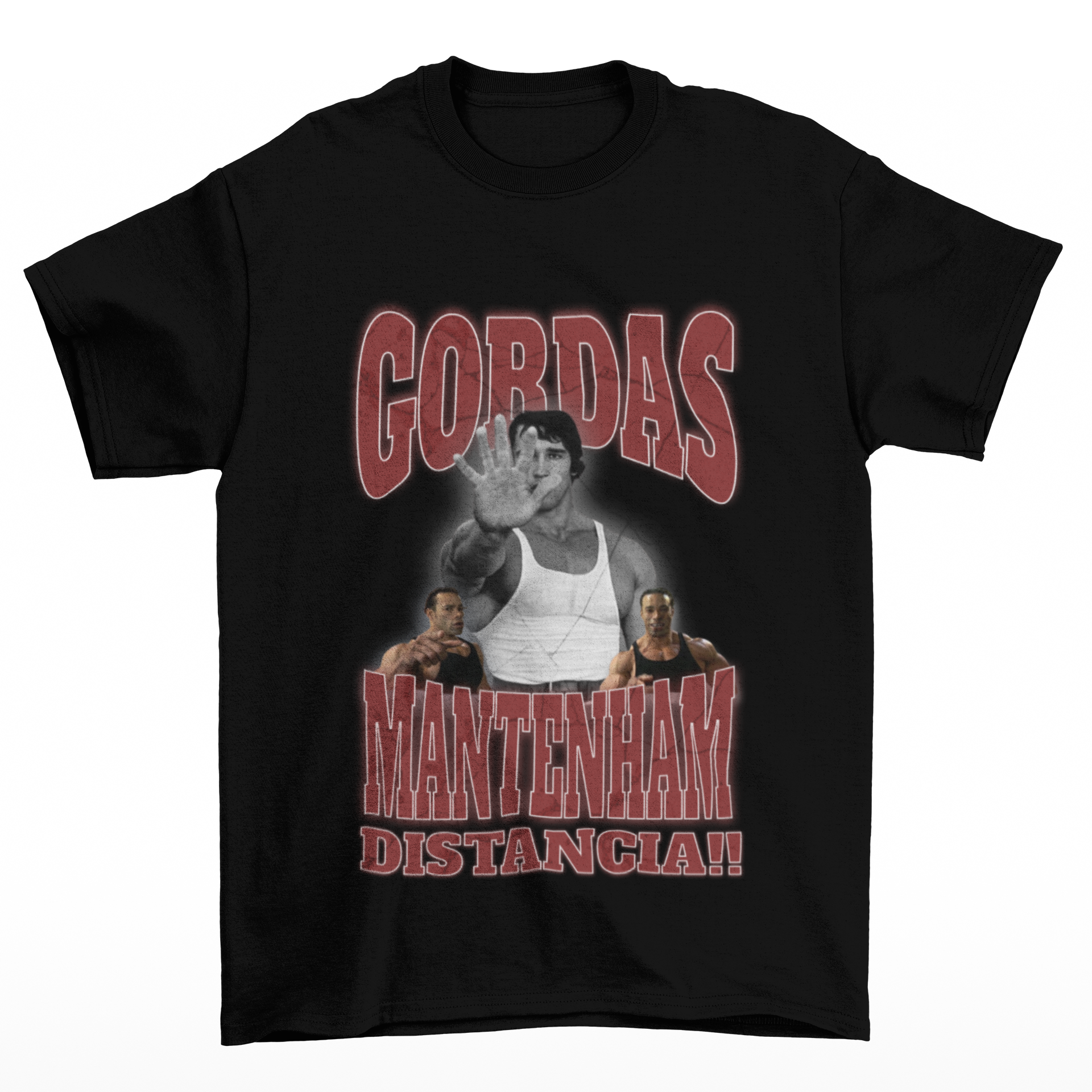 Nome do produto: Camisa - Gordas Mantenham Distancia!!