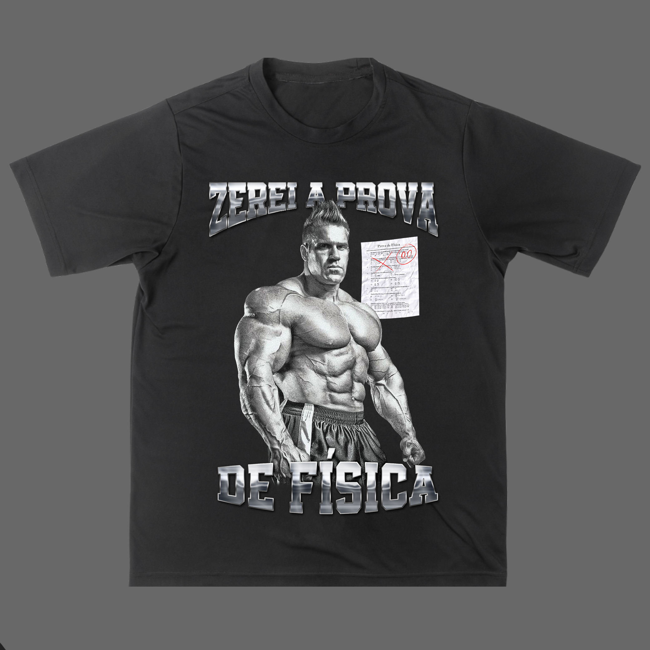 Nome do produto: Camisa - Zerei a Prova de Física