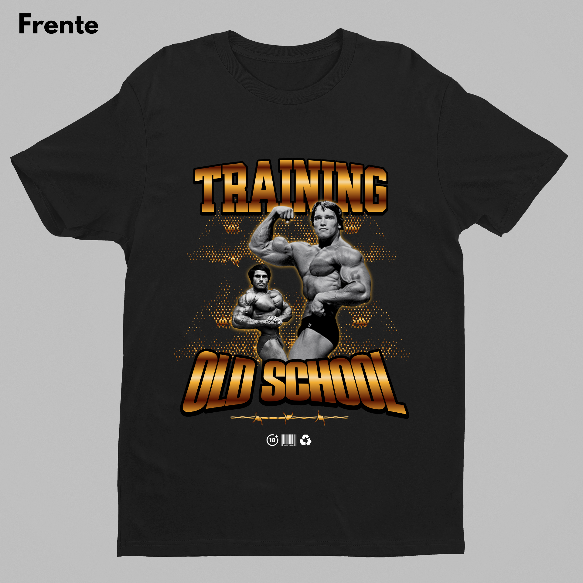Nome do produto: Estampa Frente - Training Old School