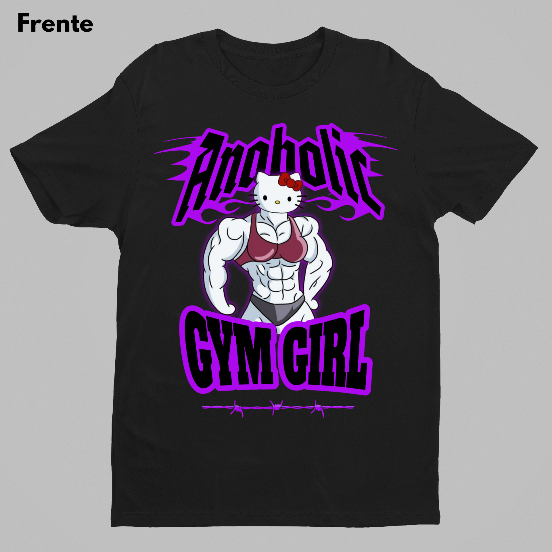 Nome do produto: Estampa Frente - Anabolic GYM GIRL