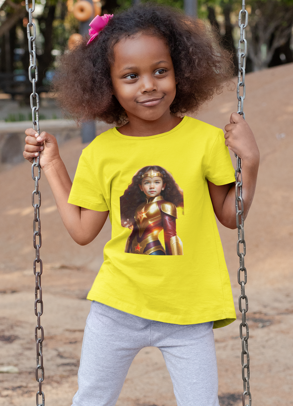 Nome do produto: Mulher Maravilha criança - camiseta infantil