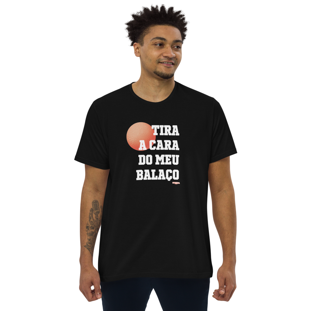 Nome do produto: Camiseta / Tira a cara do meu balaço