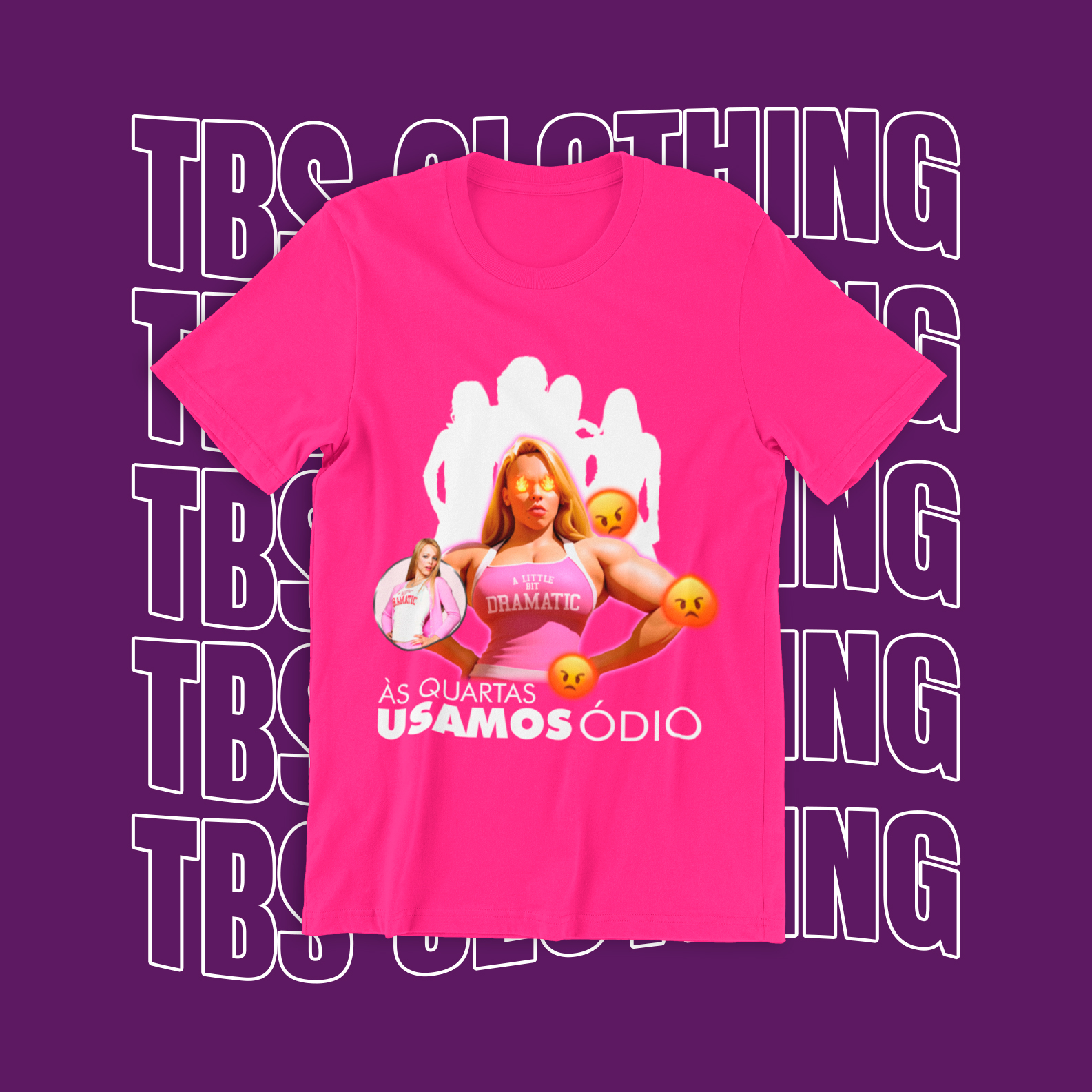 Nome do produto: Às quartas usamos ódio - Rosa