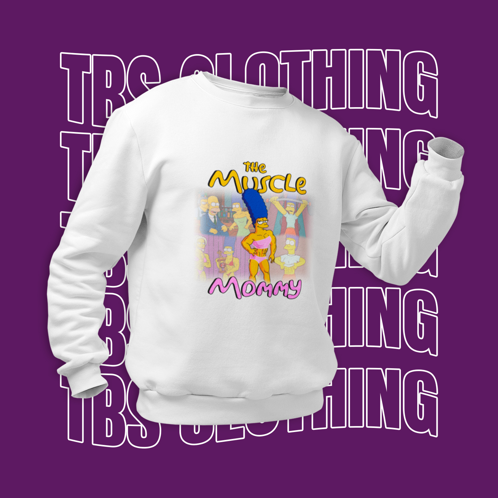 Nome do produto: The muscle mommy (Moletom)