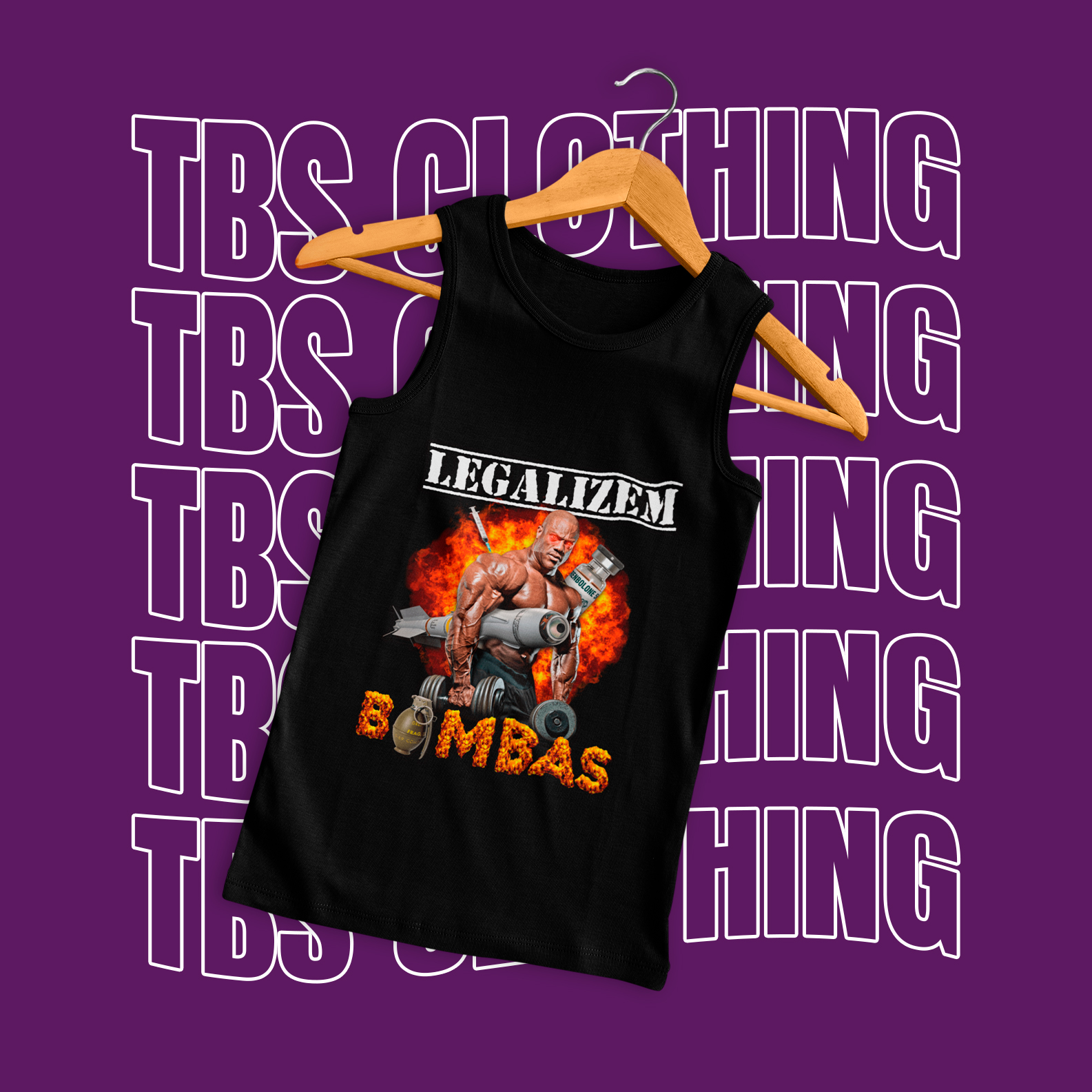 Nome do produto: Legalizem as bombas (Regata)