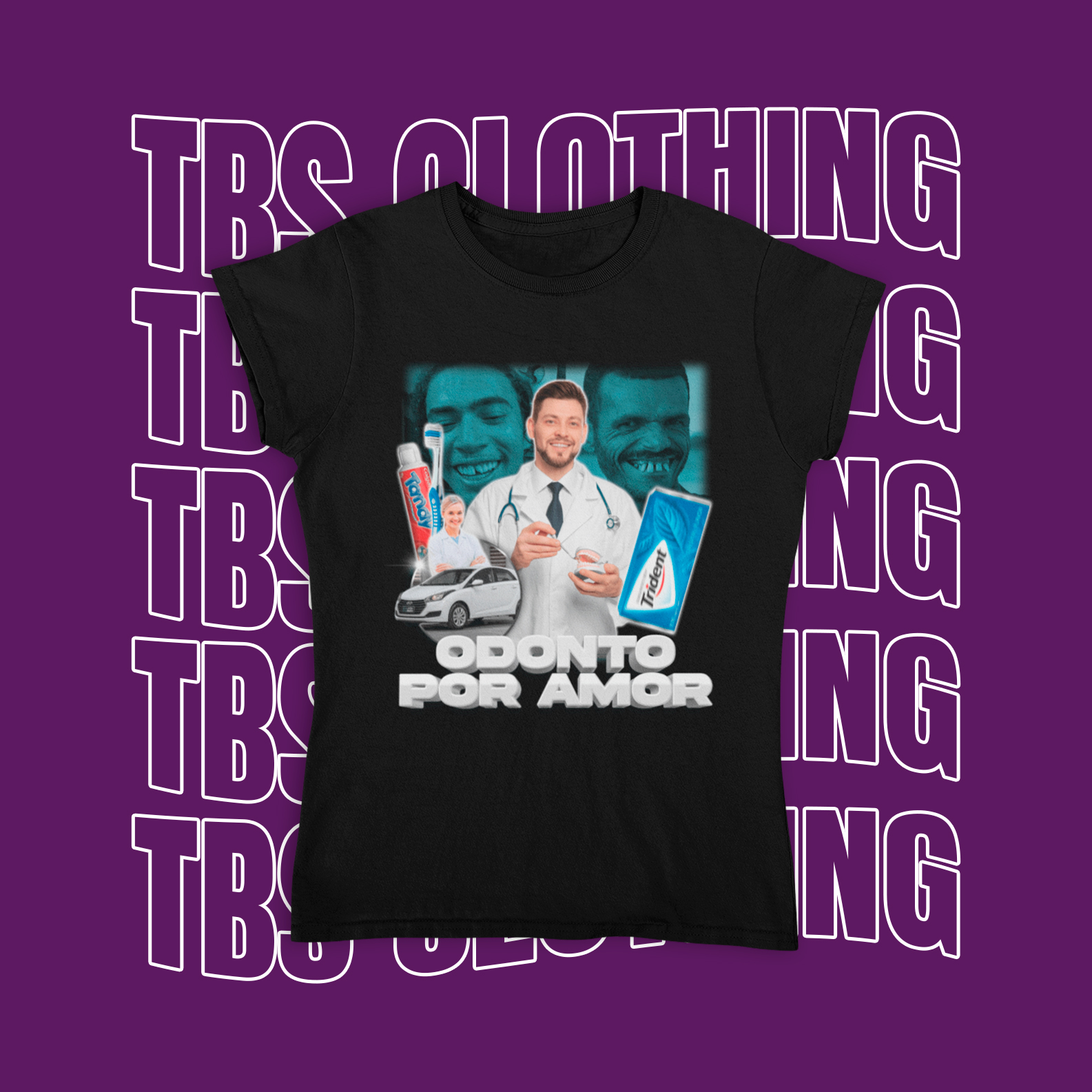 Nome do produto: Odonto por amor (Baby Look)