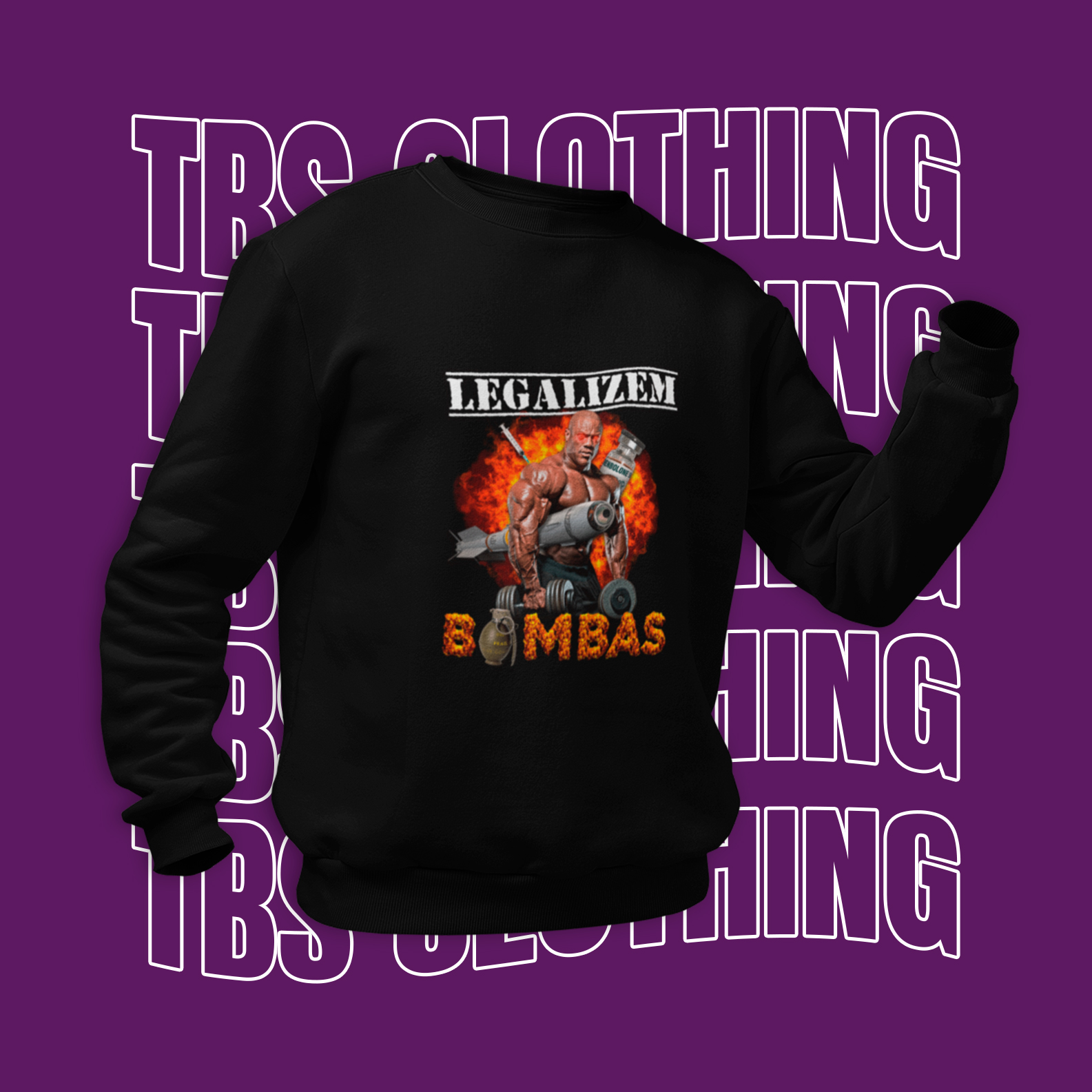 Nome do produto: Legalizem bombas (Moletom)