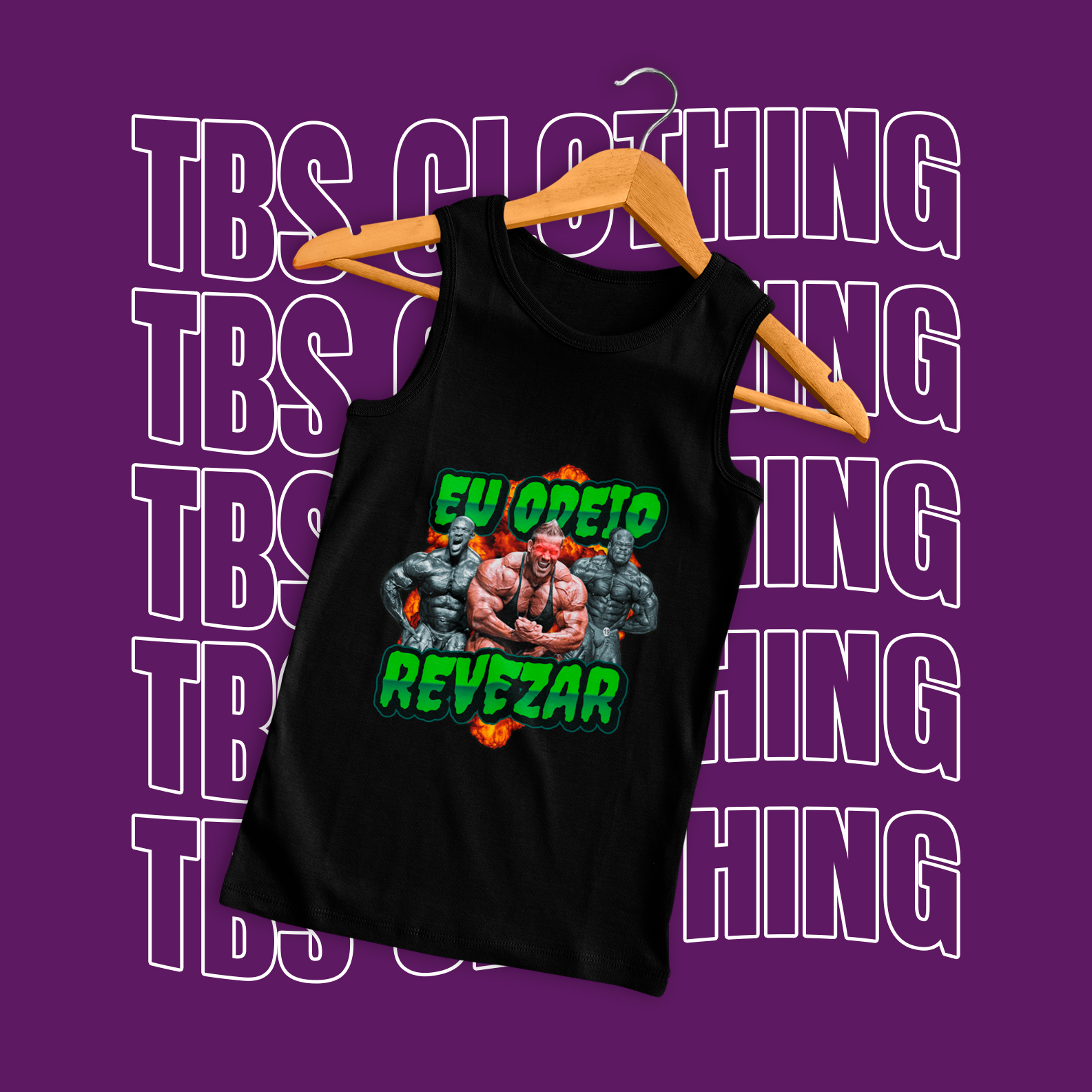 Nome do produto: Eu odeio revezar - Masculina (Regata)