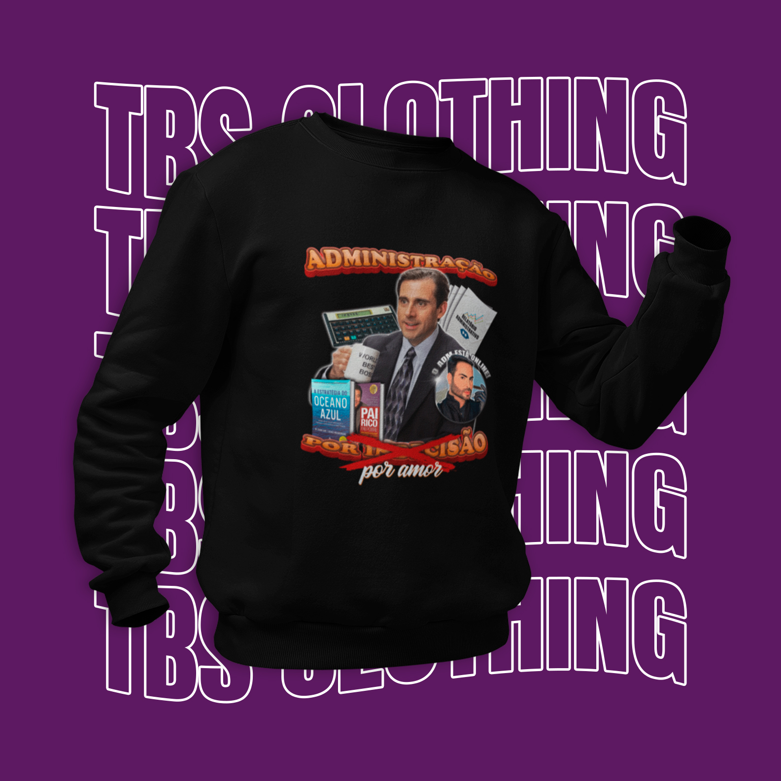 Nome do produto: Administração por amor (Moletom)