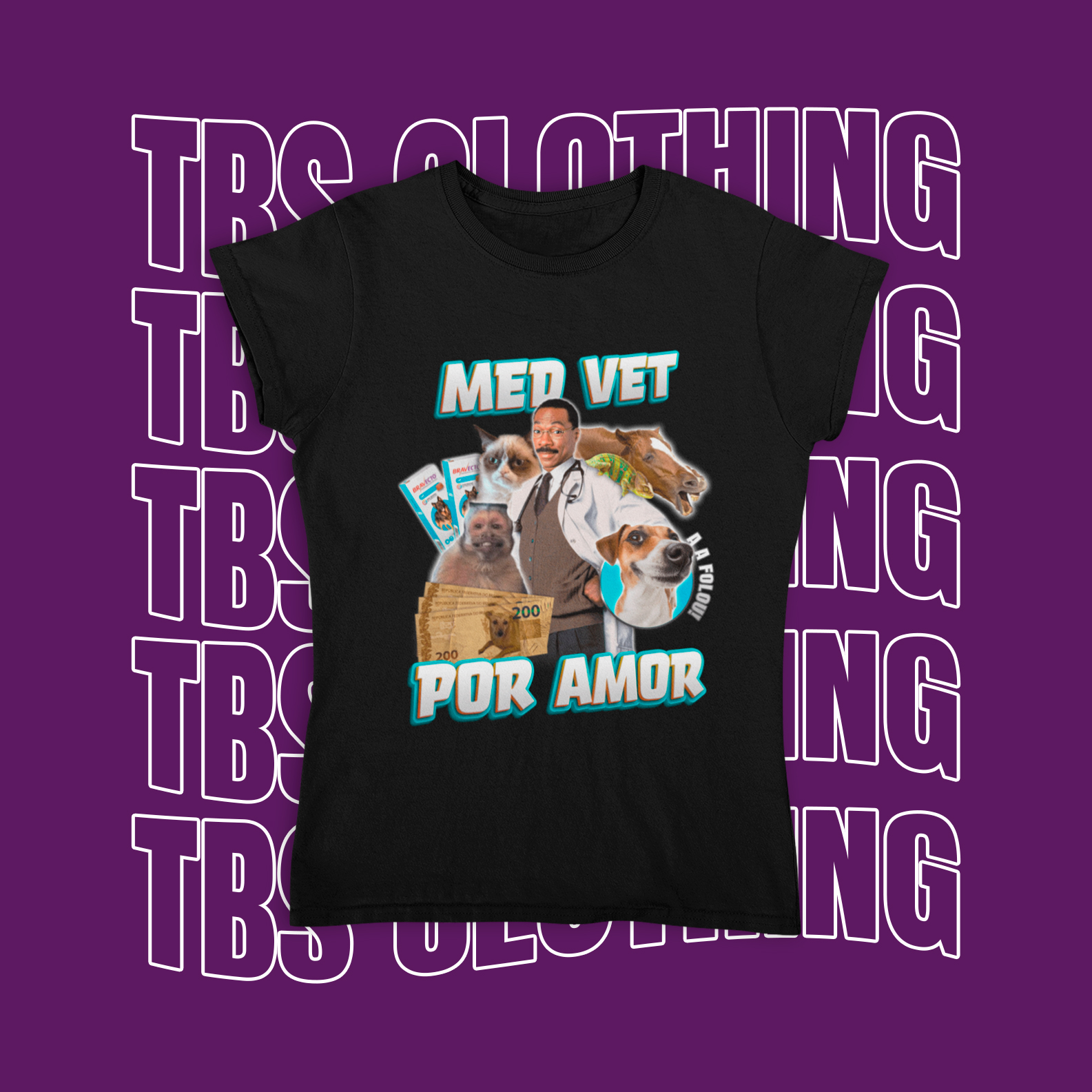 Nome do produto: Med vet por amor (Baby Look)