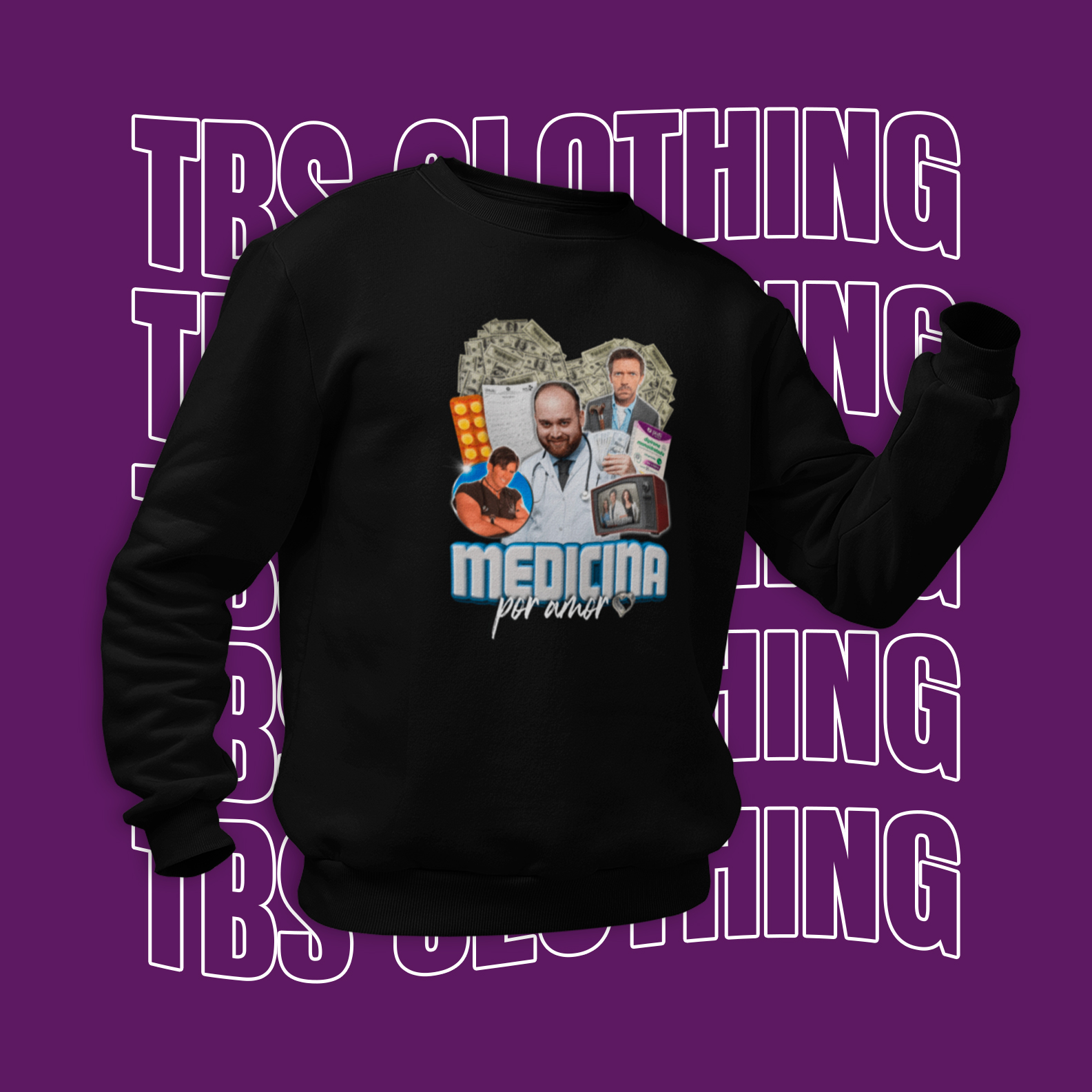 Nome do produto: Medicina por amor (Moletom)