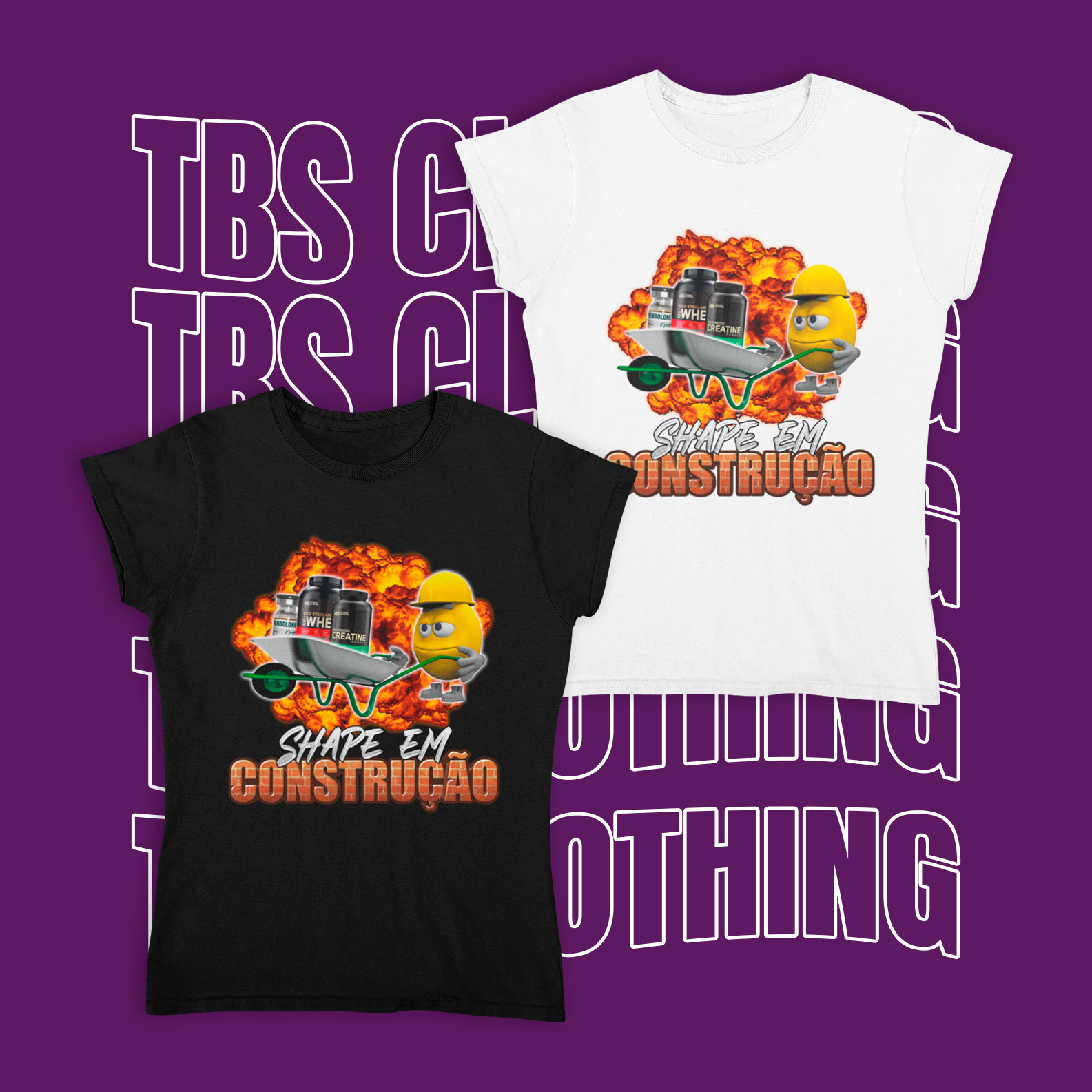 Nome do produto: Shape em construção (Baby Look)