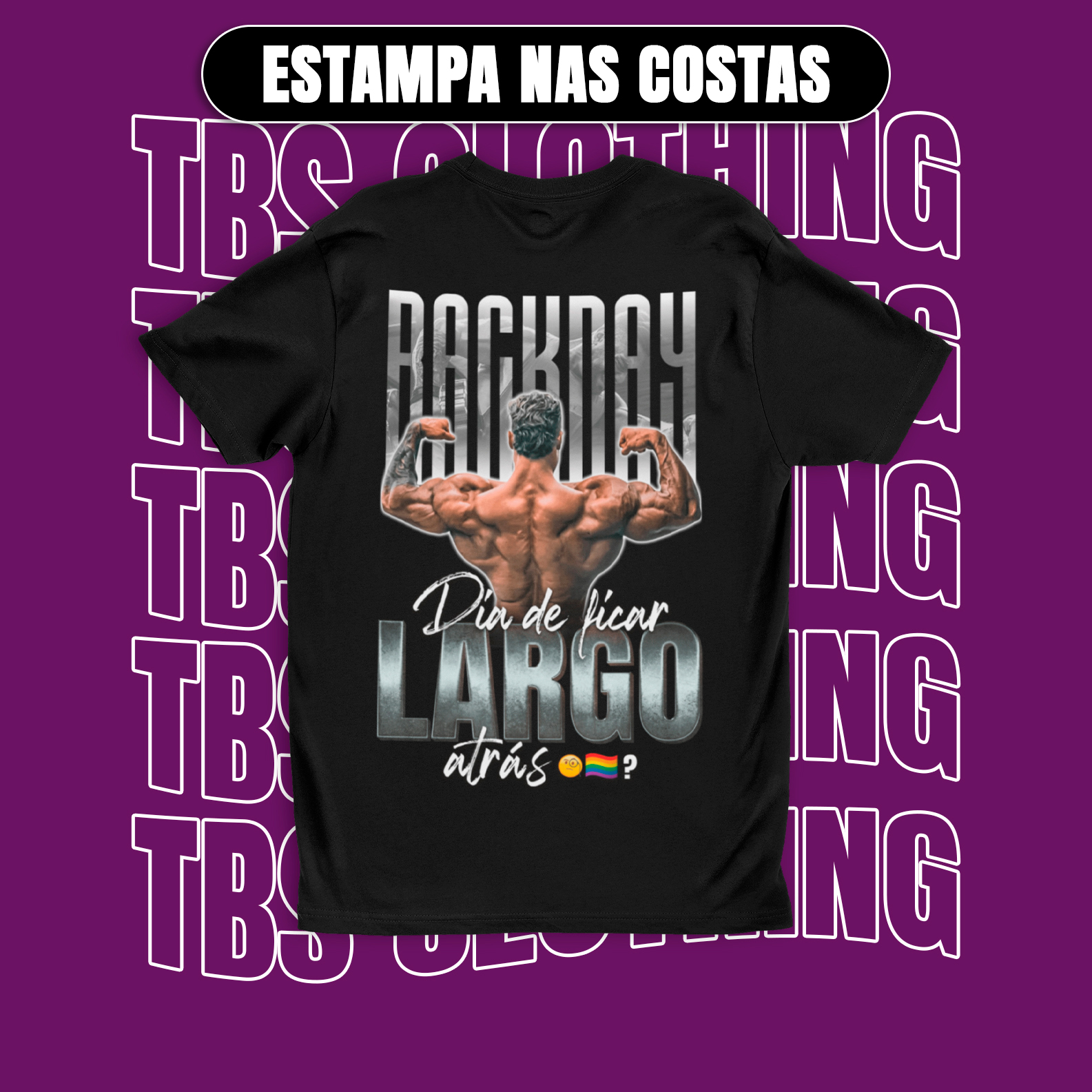 Nome do produto: (Estampa nas costas) Backday