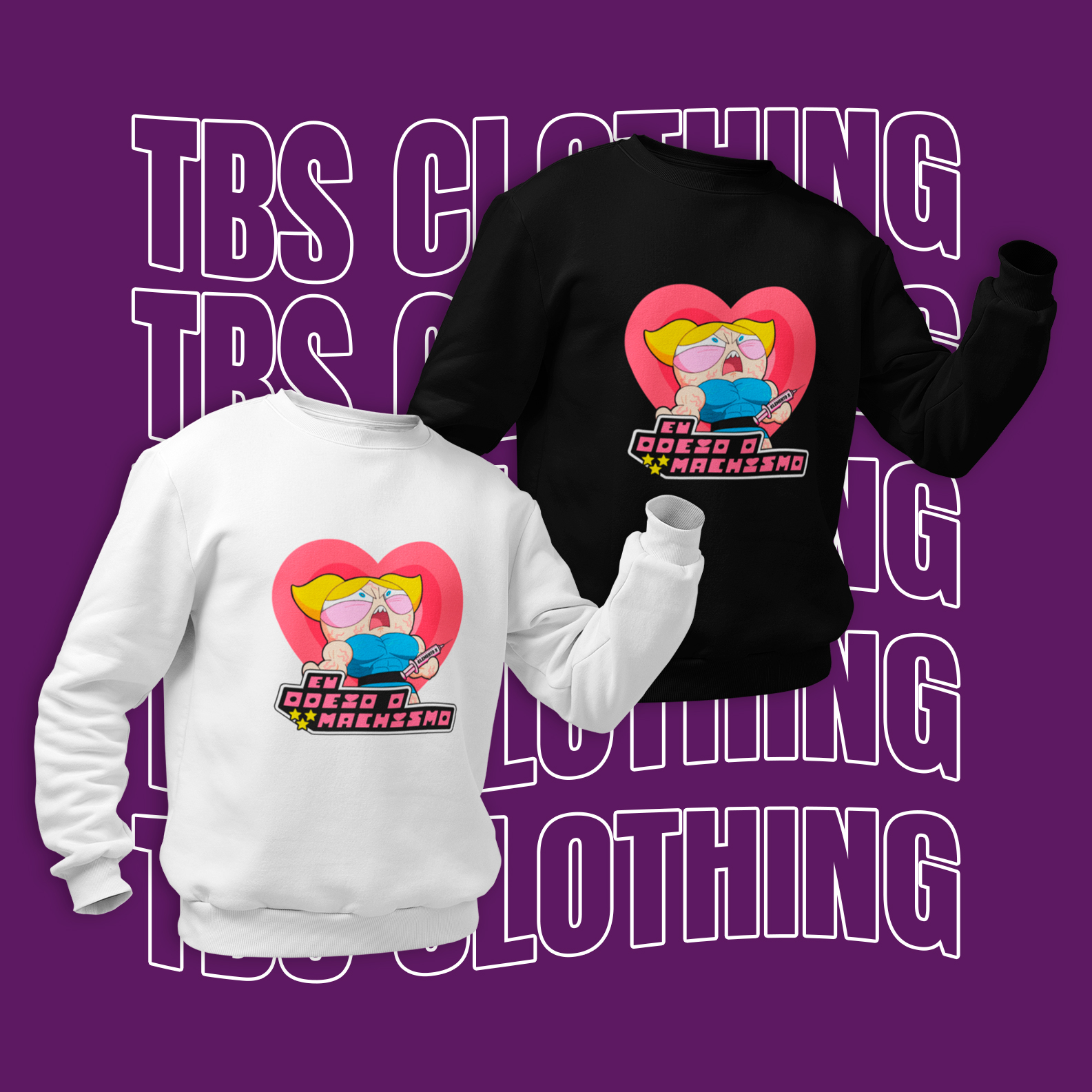 Nome do produto: Eu odeio o machismo (Moletom)