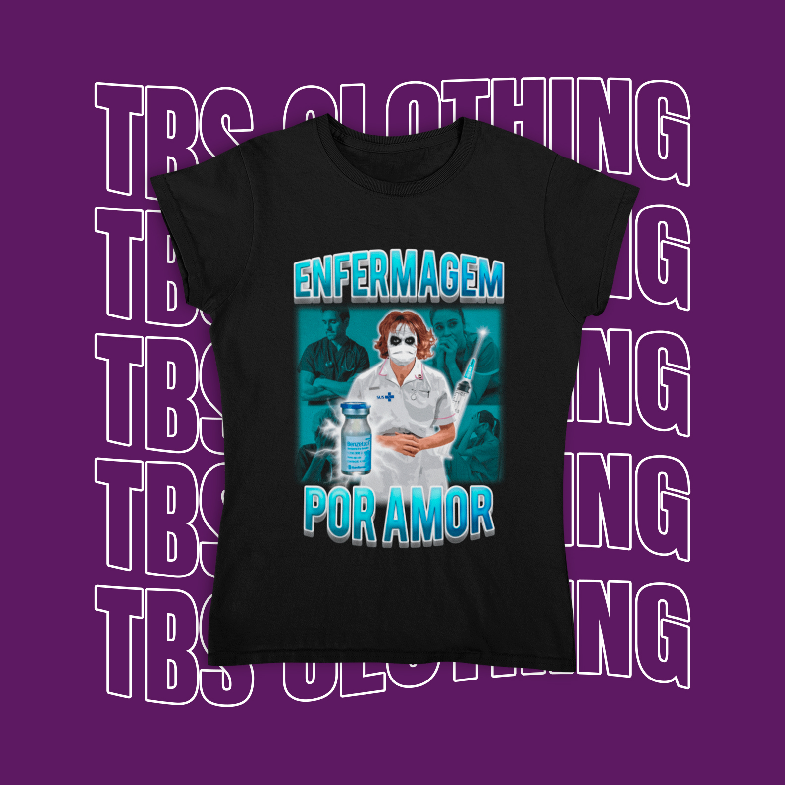 Nome do produto: Enfermagem por amor (Baby Look)