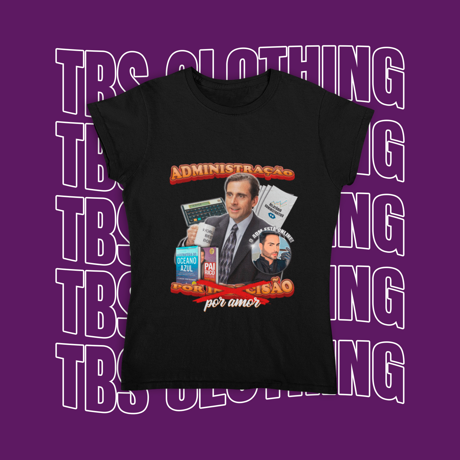 Nome do produto: Administração por amor (Baby Look)