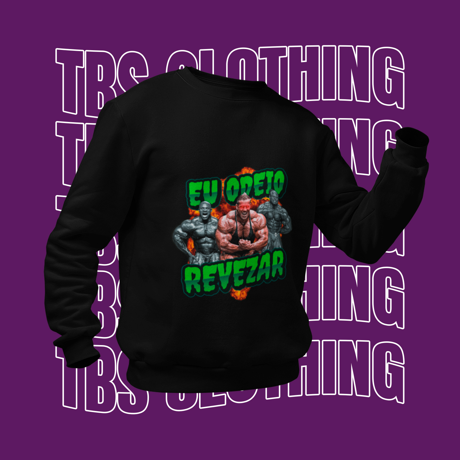 Nome do produto: Eu odeio revezar - Masculina (Moletom)