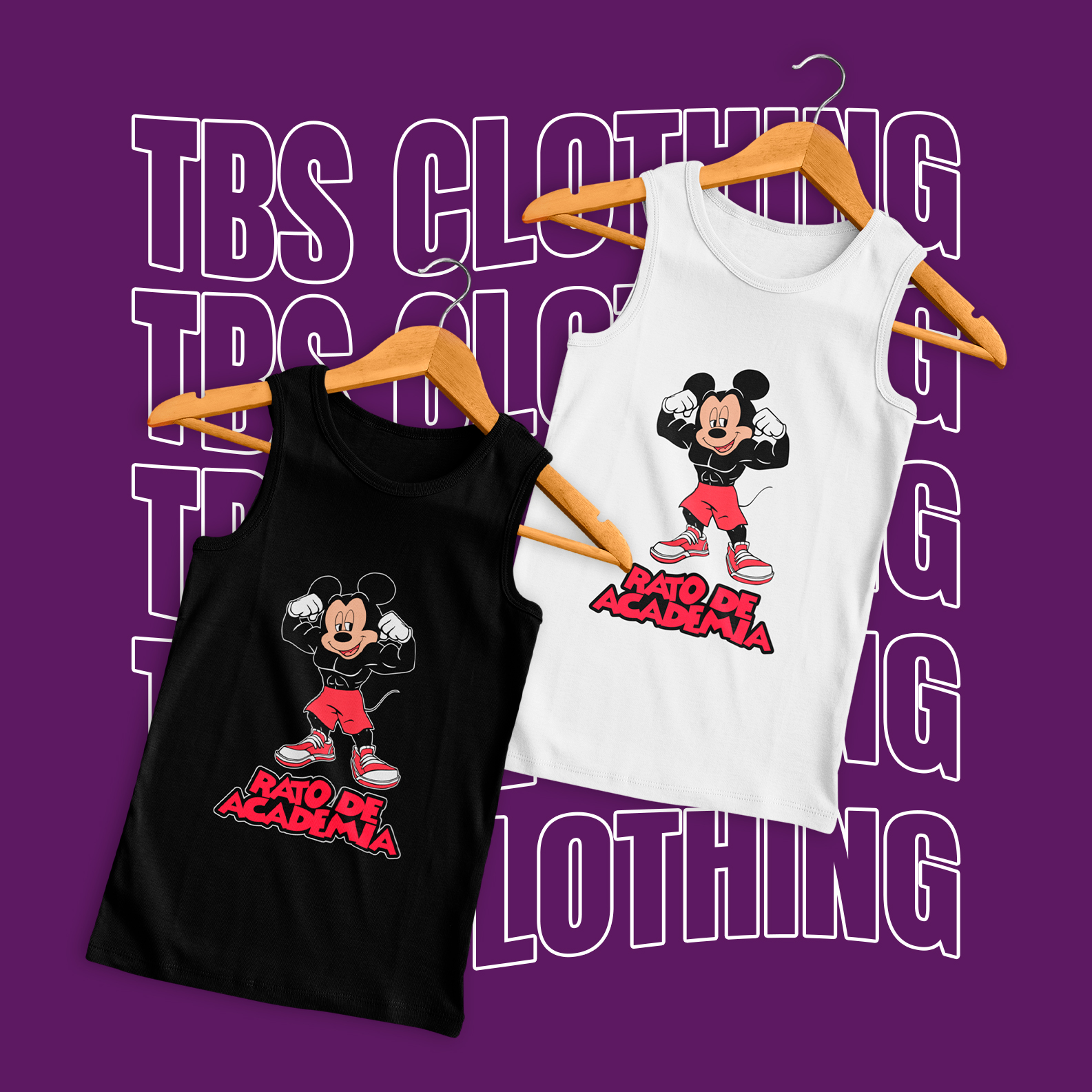 Nome do produto: Rato de academia (Regata)