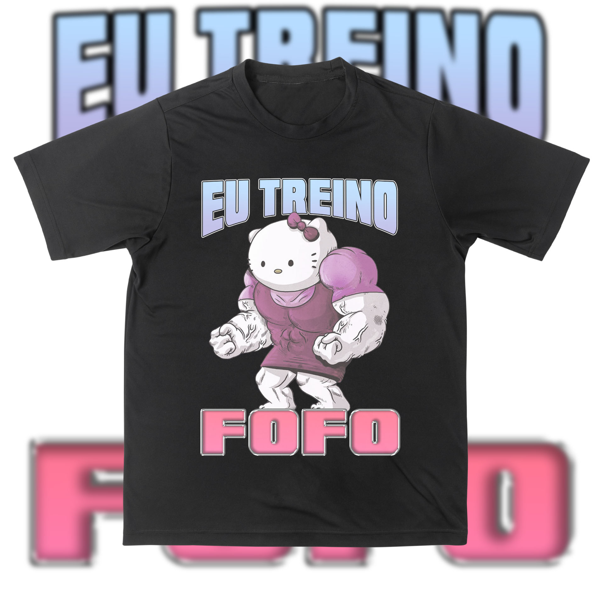 Nome do produto: Eu treino fofo buff kitty