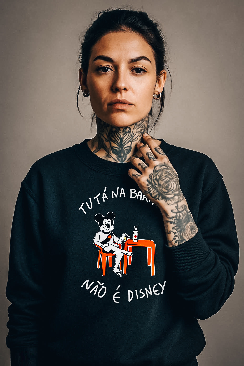 Nome do produto  Moletom TU TÁ NA BARREIRA