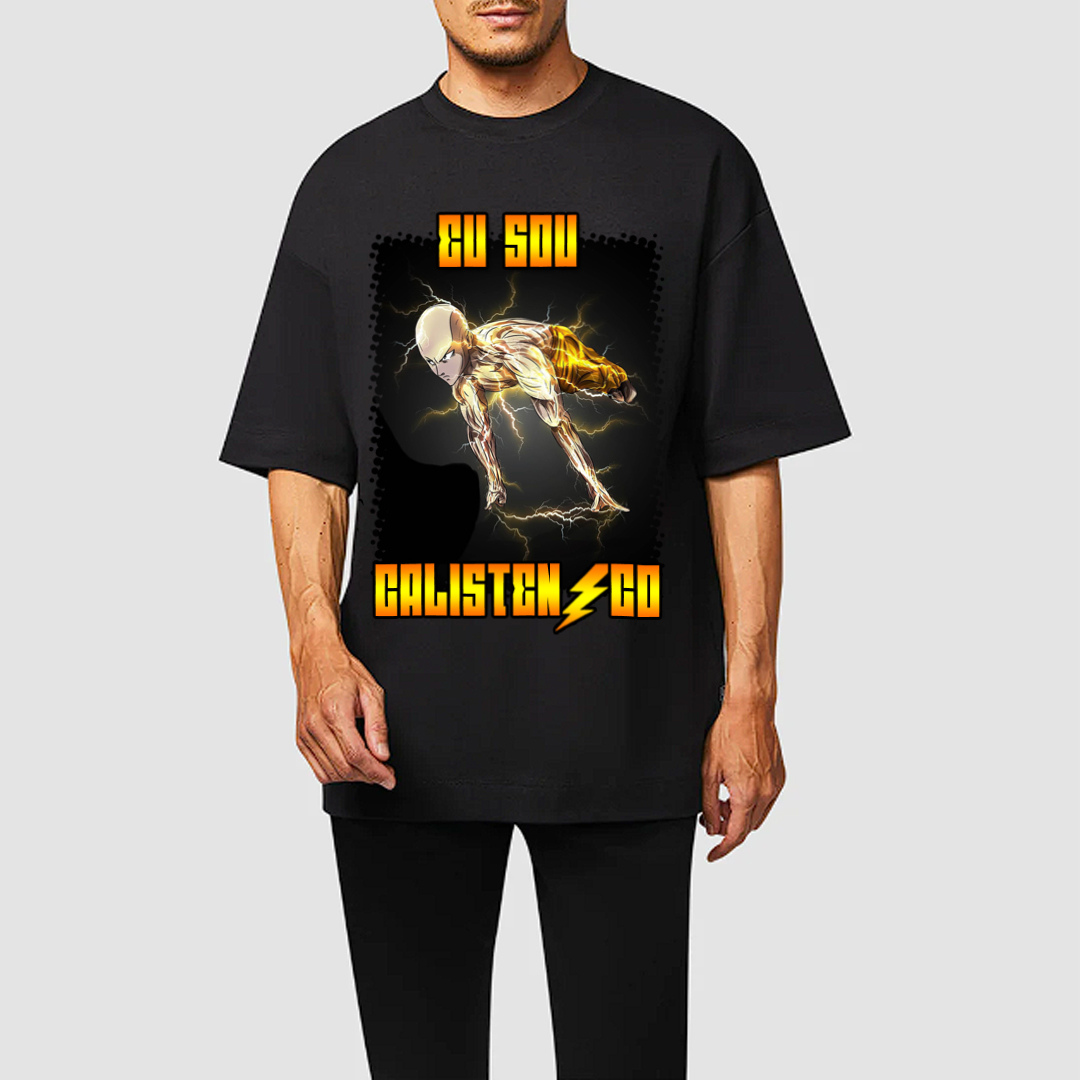 Nome do produto: Camiseta RestPause Saitama - Eu sou Calistenico 