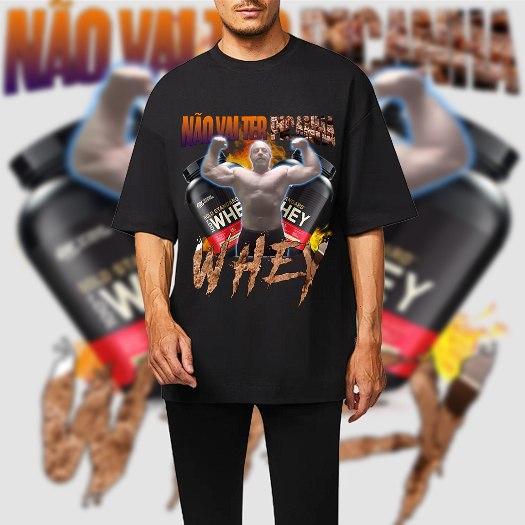 Nome do produto: Camiseta RestPause - Não vai ter picanha, whey!