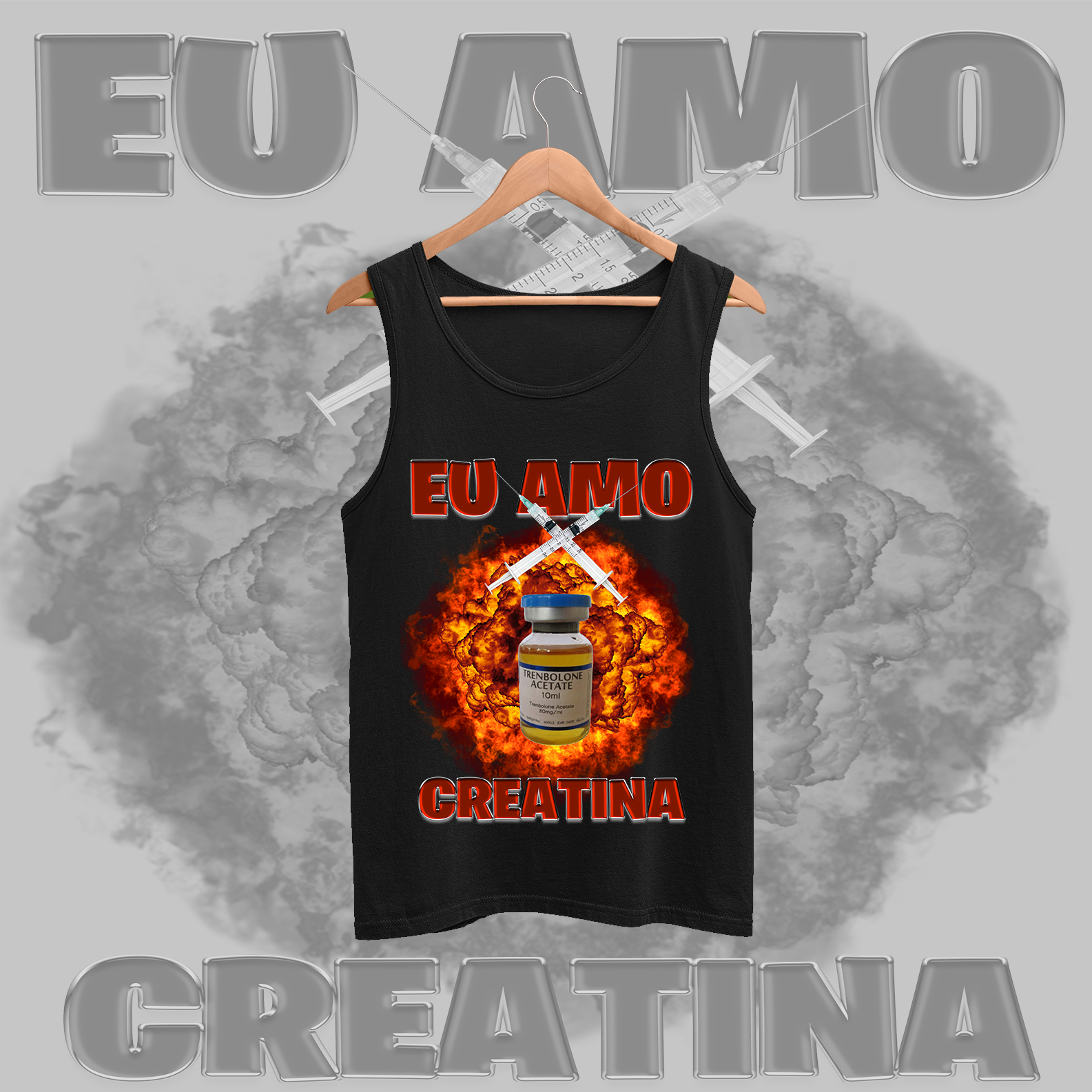 Nome do produto: Regata - Eu amo creatina 