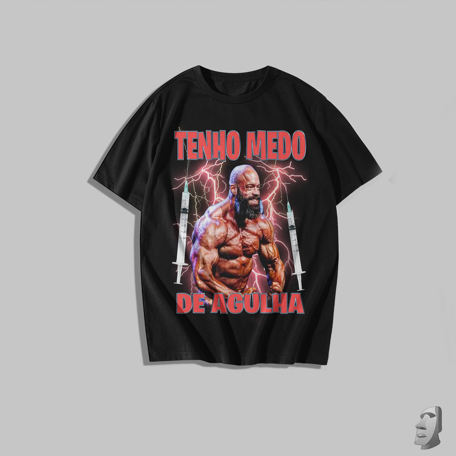 Nome do produto: Camiseta - Tenho medo de agulha