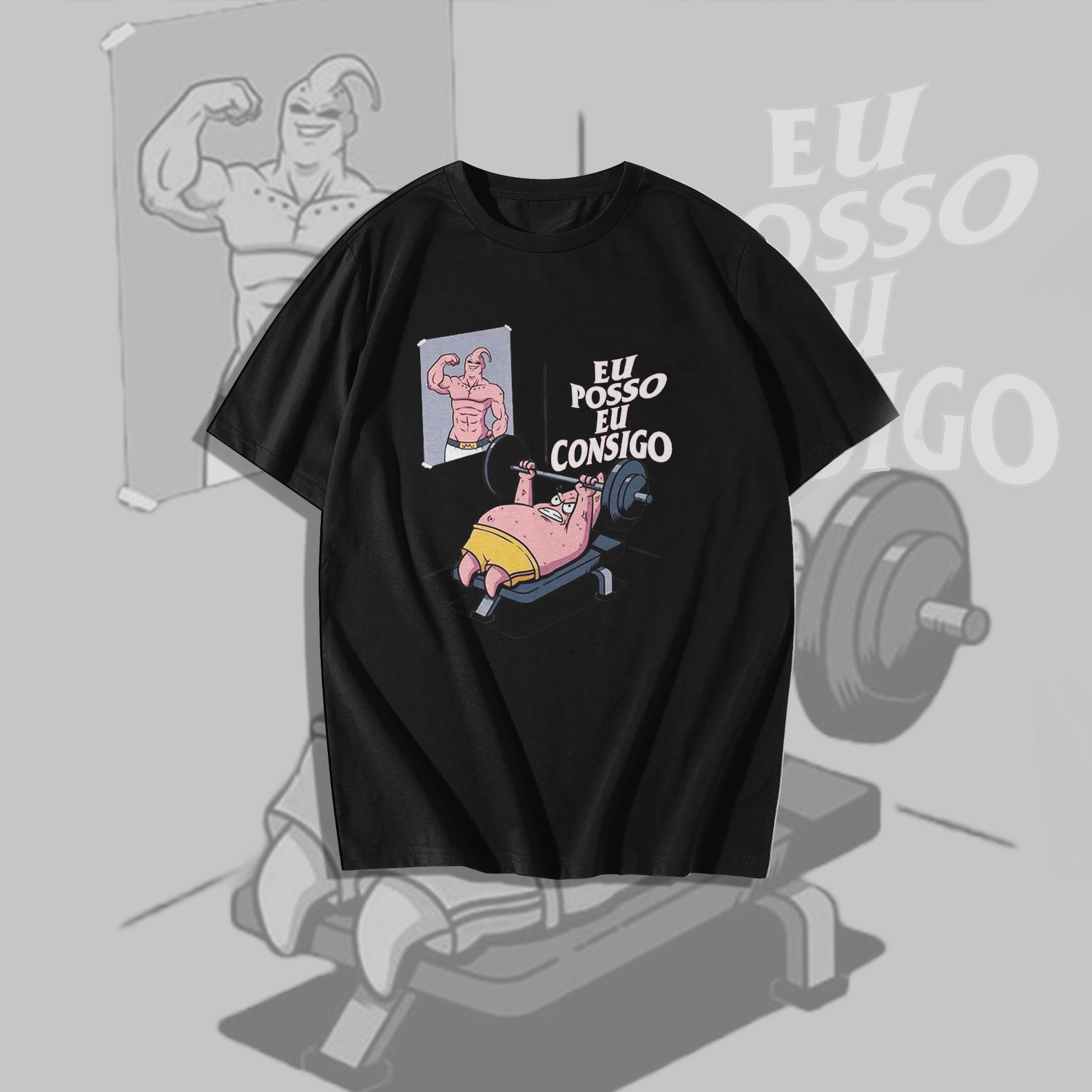Nome do produto: Camiseta Eu Posso, Eu Consigo