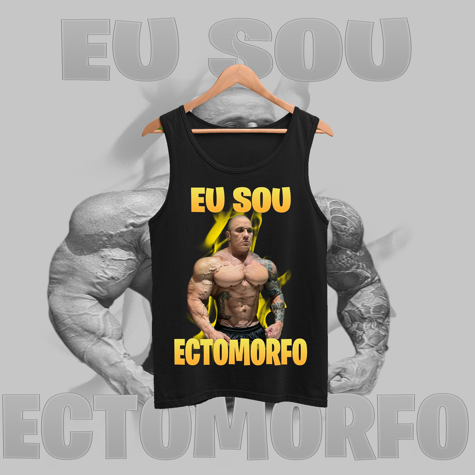 Nome do produto: Regata - Eu sou ectomorfo