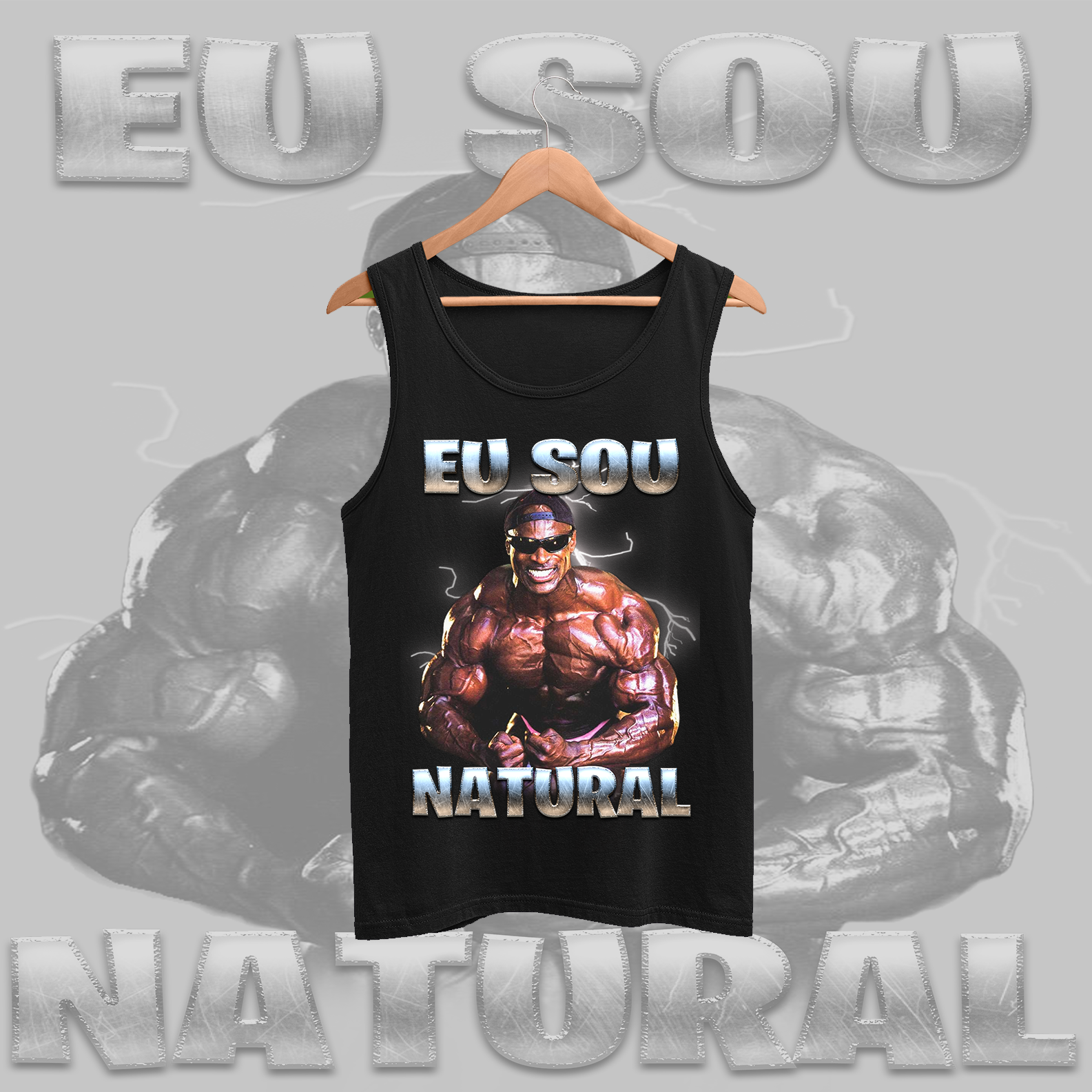 Nome do produto: Regata - Eu sou natural