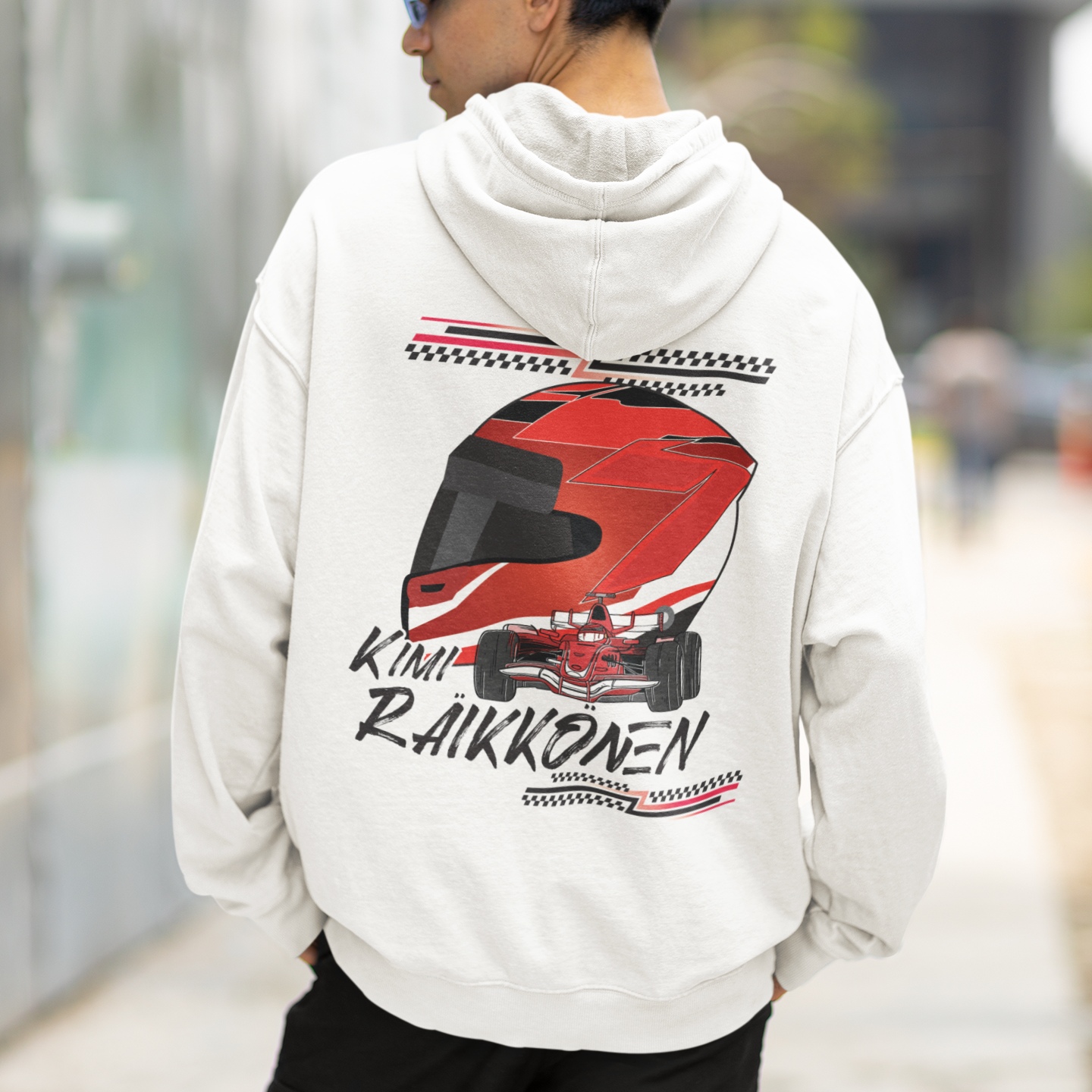 Nome do produto: Moletom com Zíper Kimi Räikkönen Old Times