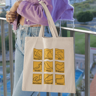 Ecobag Circuitos Icônicos Formula 1