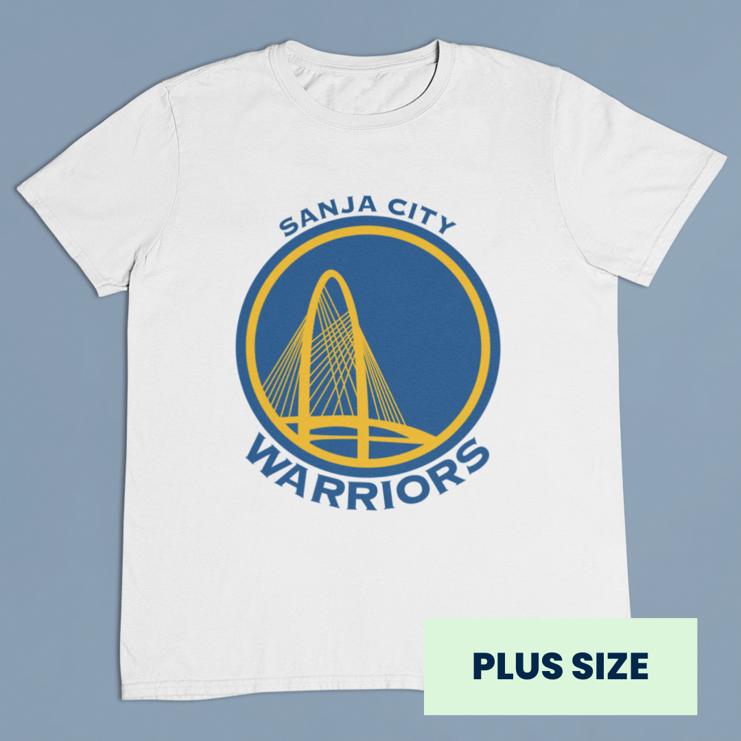 Nome do produto: CAMISETA PLUS SIZE SANJA CITY WARRIORS