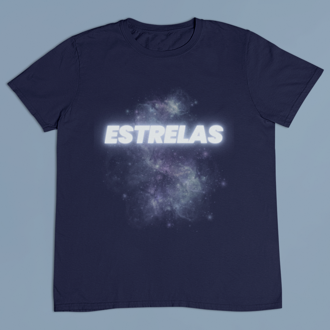 Nome do produto: CAMISETA BÁSICA ESTRELAS