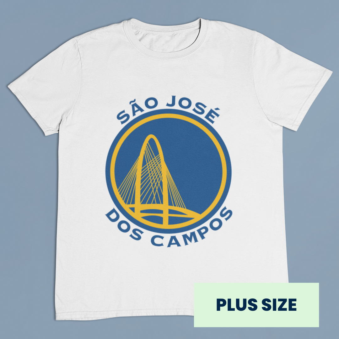 Nome do produto: CAMISETA PLUS SIZE SÃO JOSÉ DOS CAMPOS