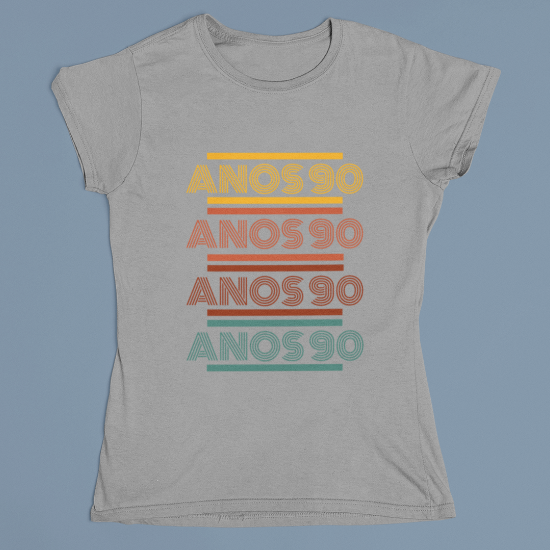 Nome do produto: CAMISETA BABY LONG ANOS 90