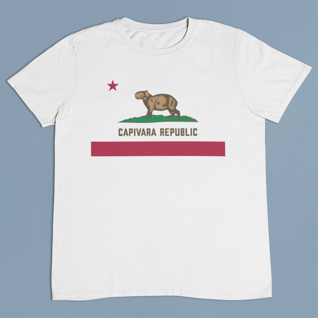 Nome do produto: CAMISETA BÁSICA CAPIVARA REPUBLIC