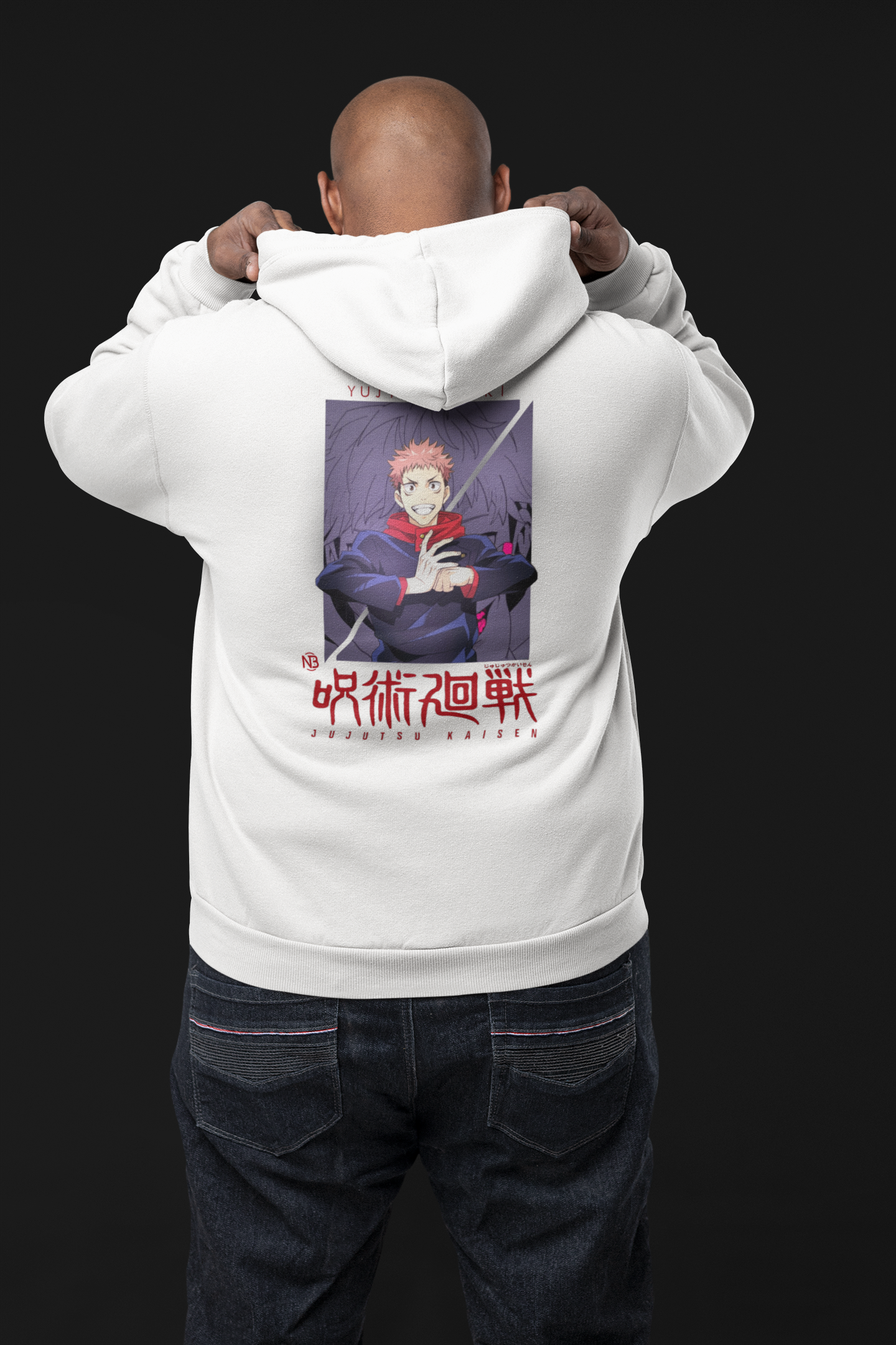 Nome do produto: MOLETOM JUJUTSU KAISEN COM ZÍPER 