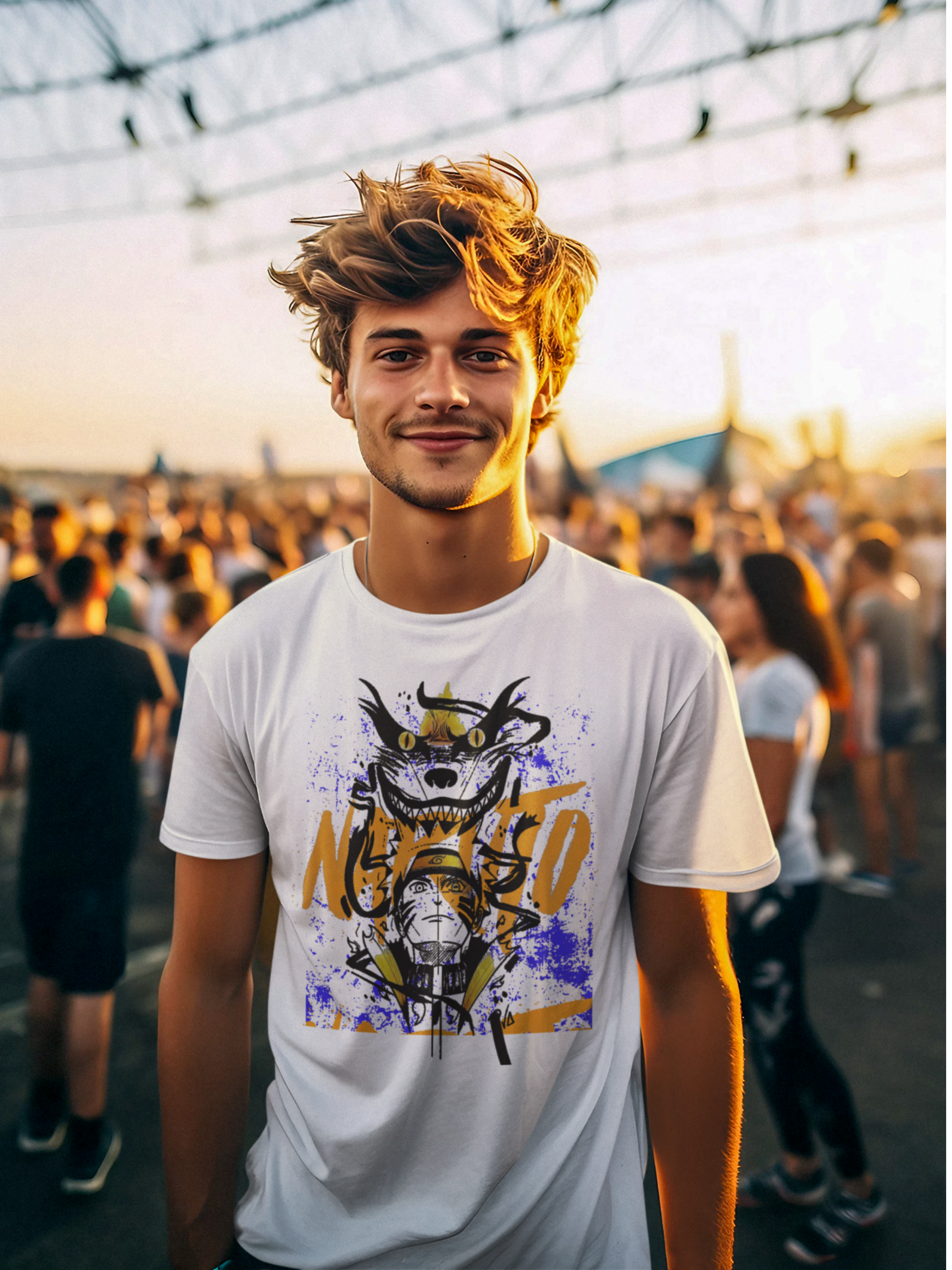 Nome do produto: CAMISETA NARUTO SHIPPUDEN - KYUUBI 