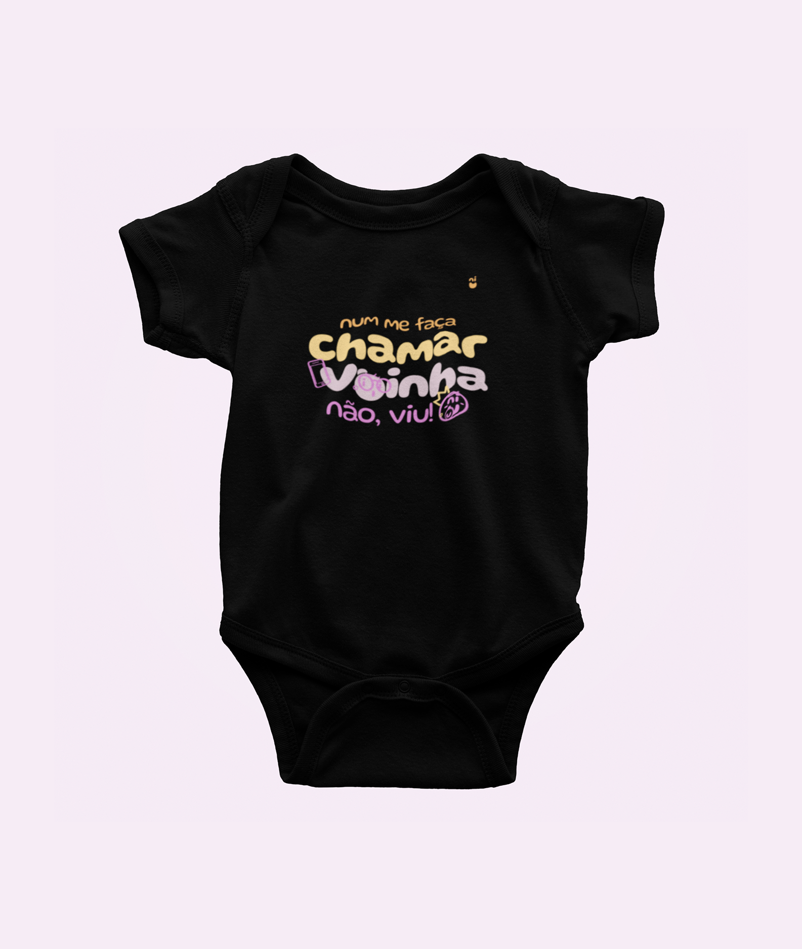 Nome do produto: Body - Num me faça chamar Voinha não, viu! - Minina