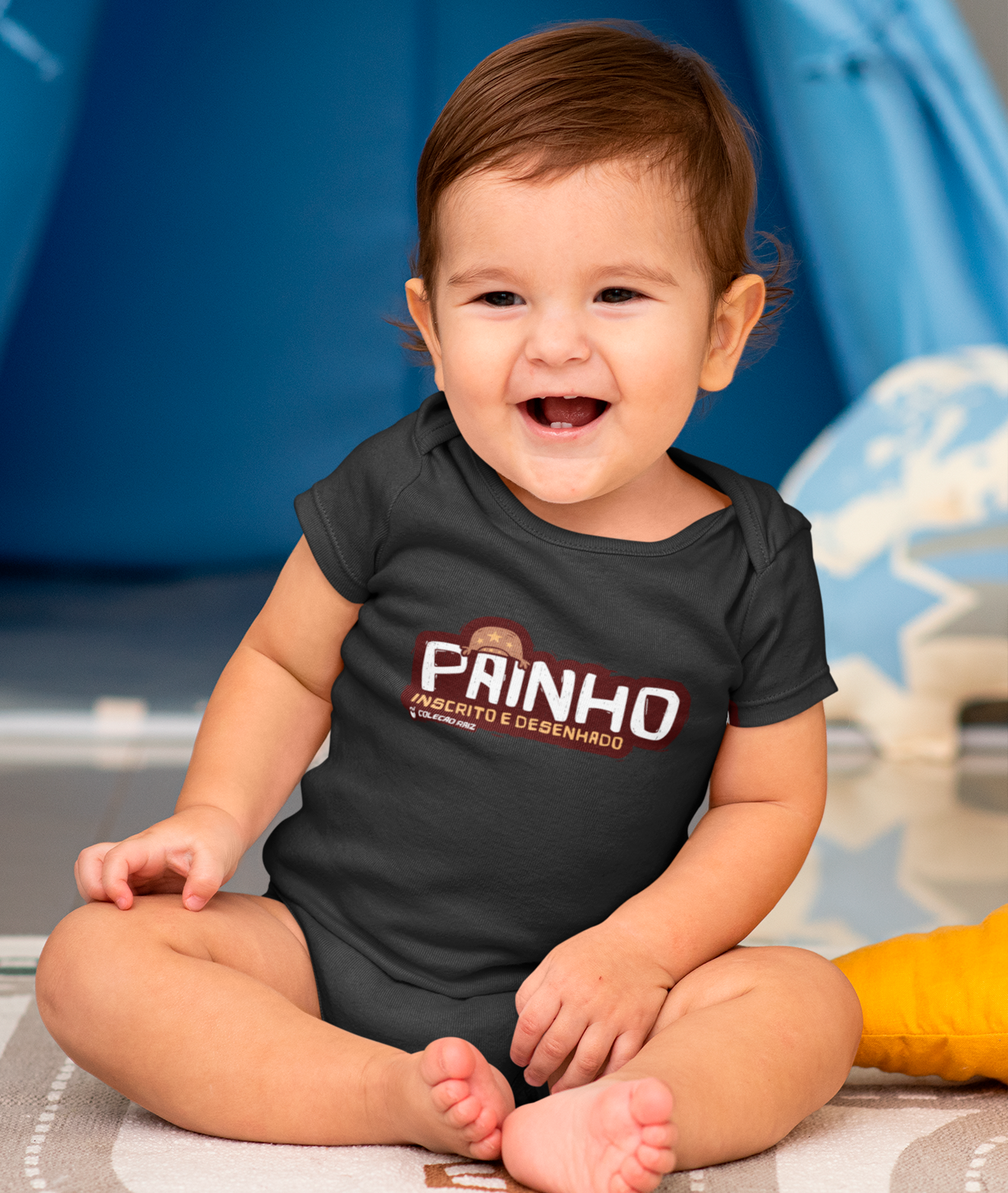 Nome do produto: Body Raiz - Painho inscrito e desenhado