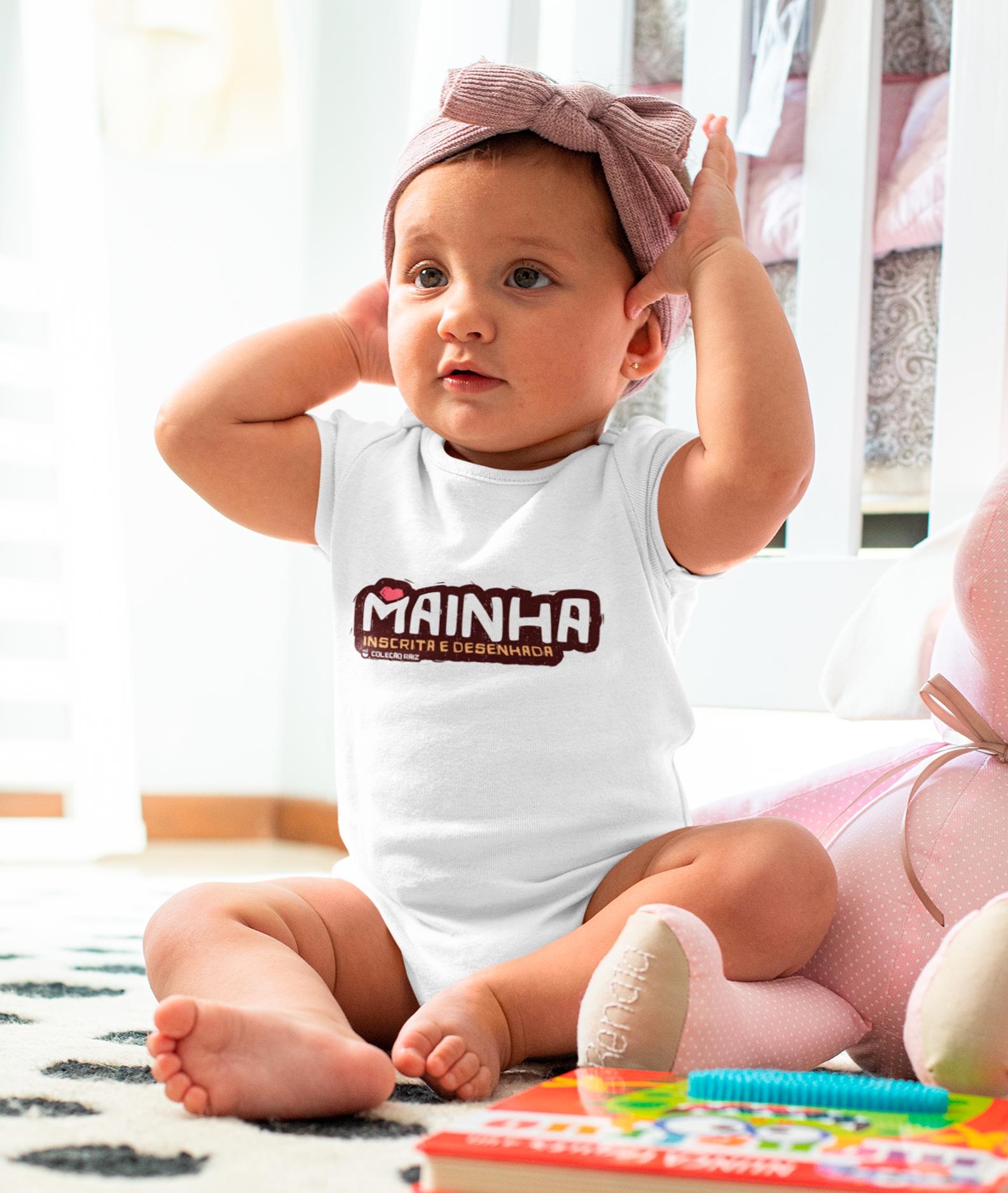 Nome do produto: Body Raiz - Mainha inscrita e desenhada