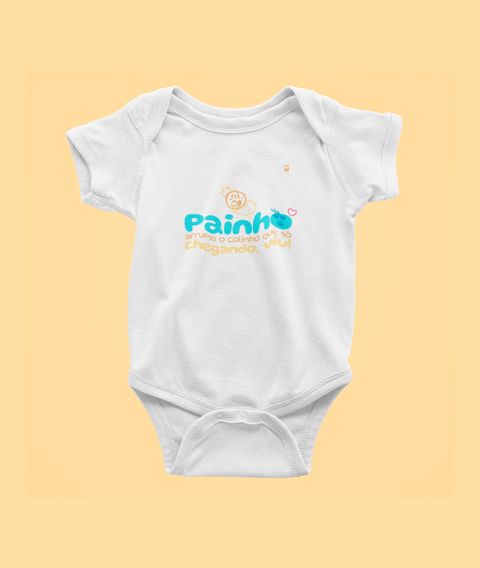 Nome do produto: Body - Painho, arruma o colinho que tô chegando, viu!