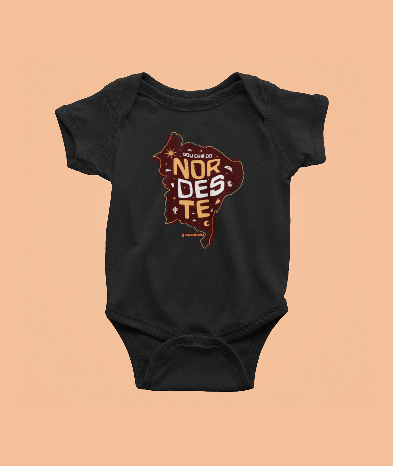 Nome do produto: Body Raiz - Cria do Nordeste