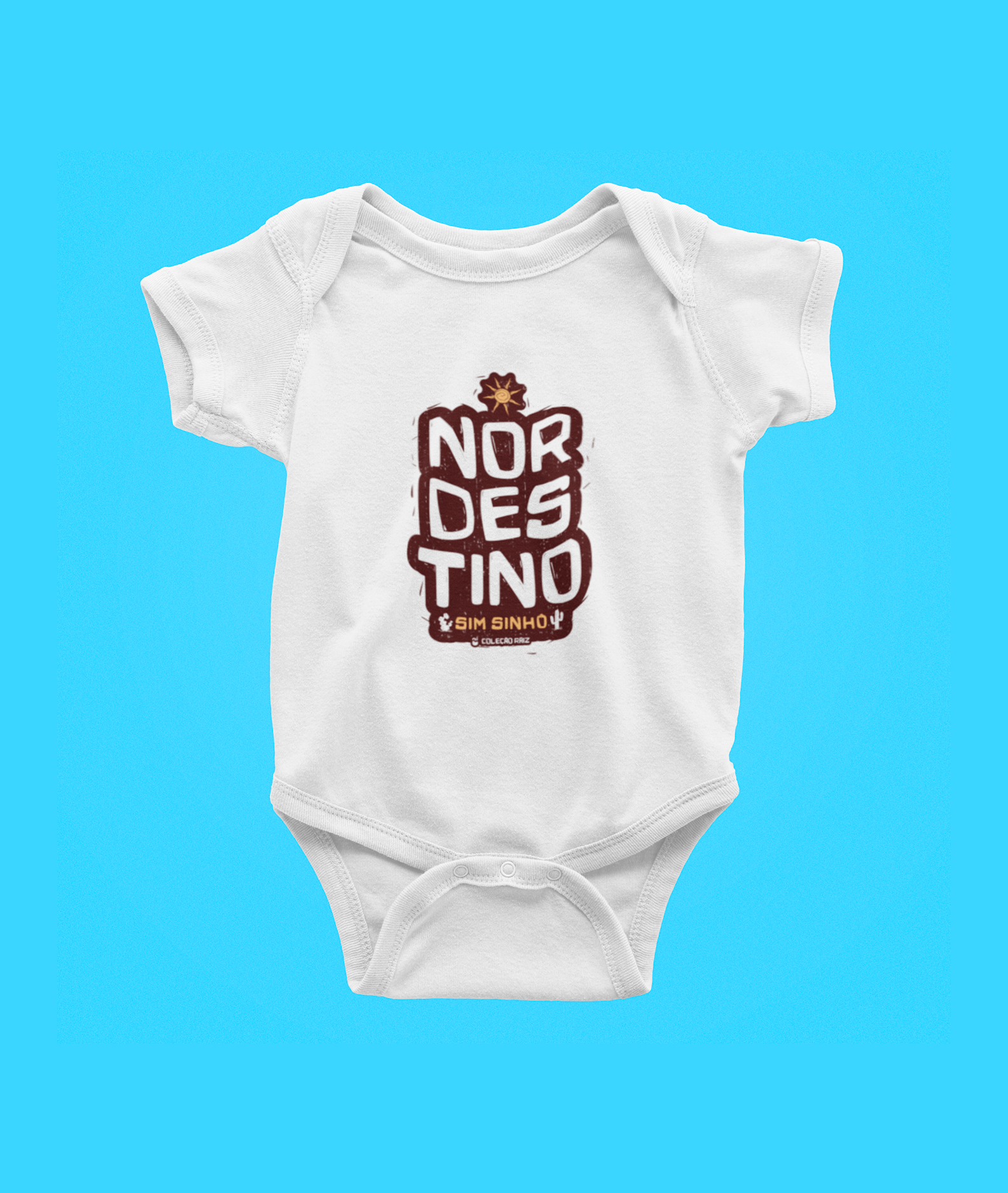 Nome do produto: Body Raiz - Nordestino sim Sinhô