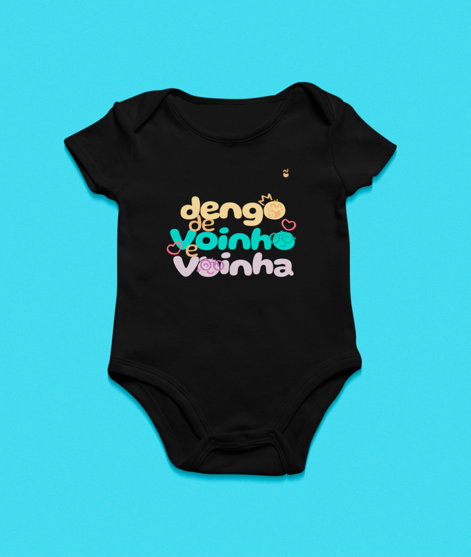 Nome do produto: Body - Dengo de Voinho e Voinha - Mininu