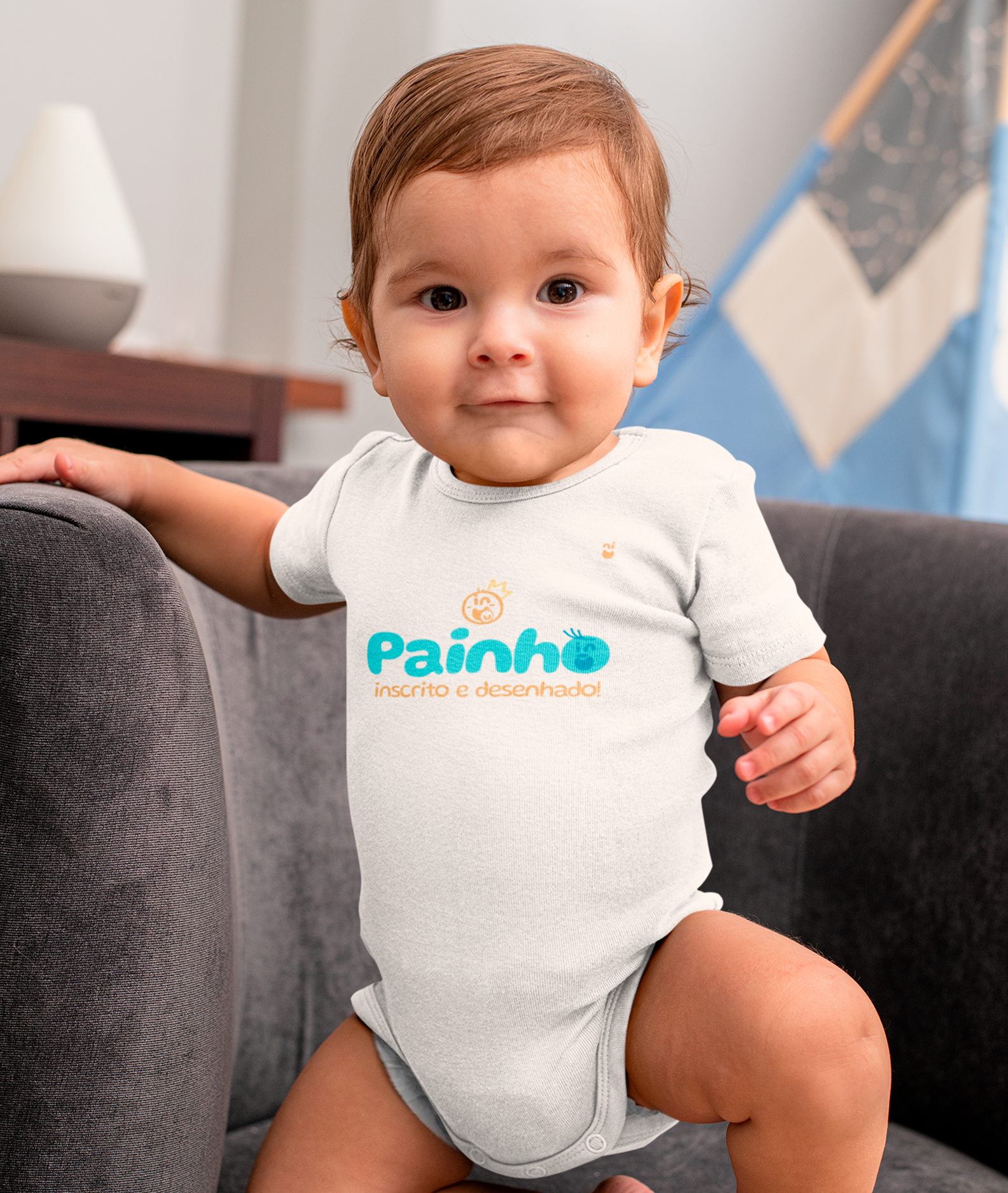 Nome do produto: Body - Painho inscrito e desenhado!