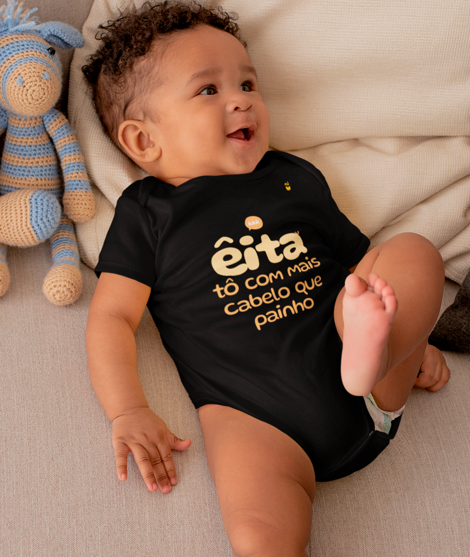 Nome do produto: Body - êita, tô com mais cabelo que Painho