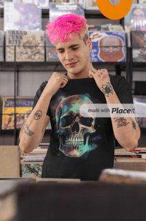 Camiseta Personalizada | Royal Red Clth. | Cosmic Skull